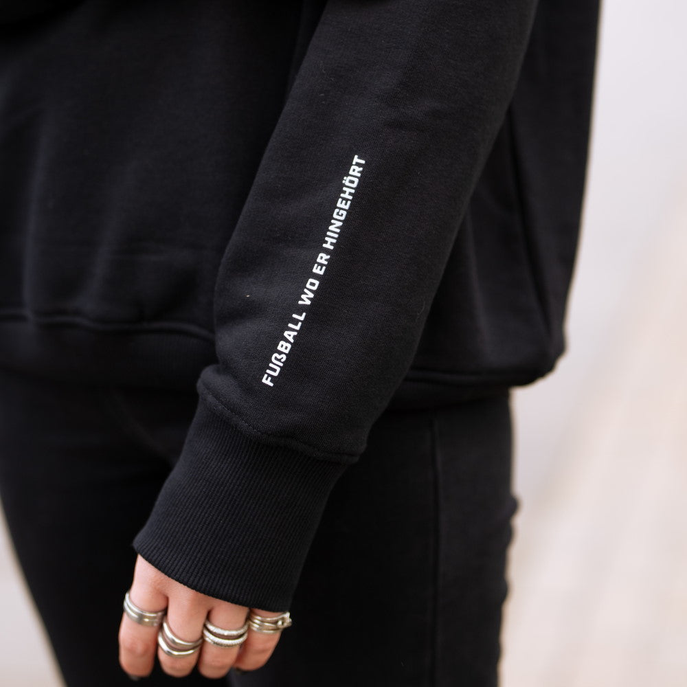 Hoodie 12555 - schwarz