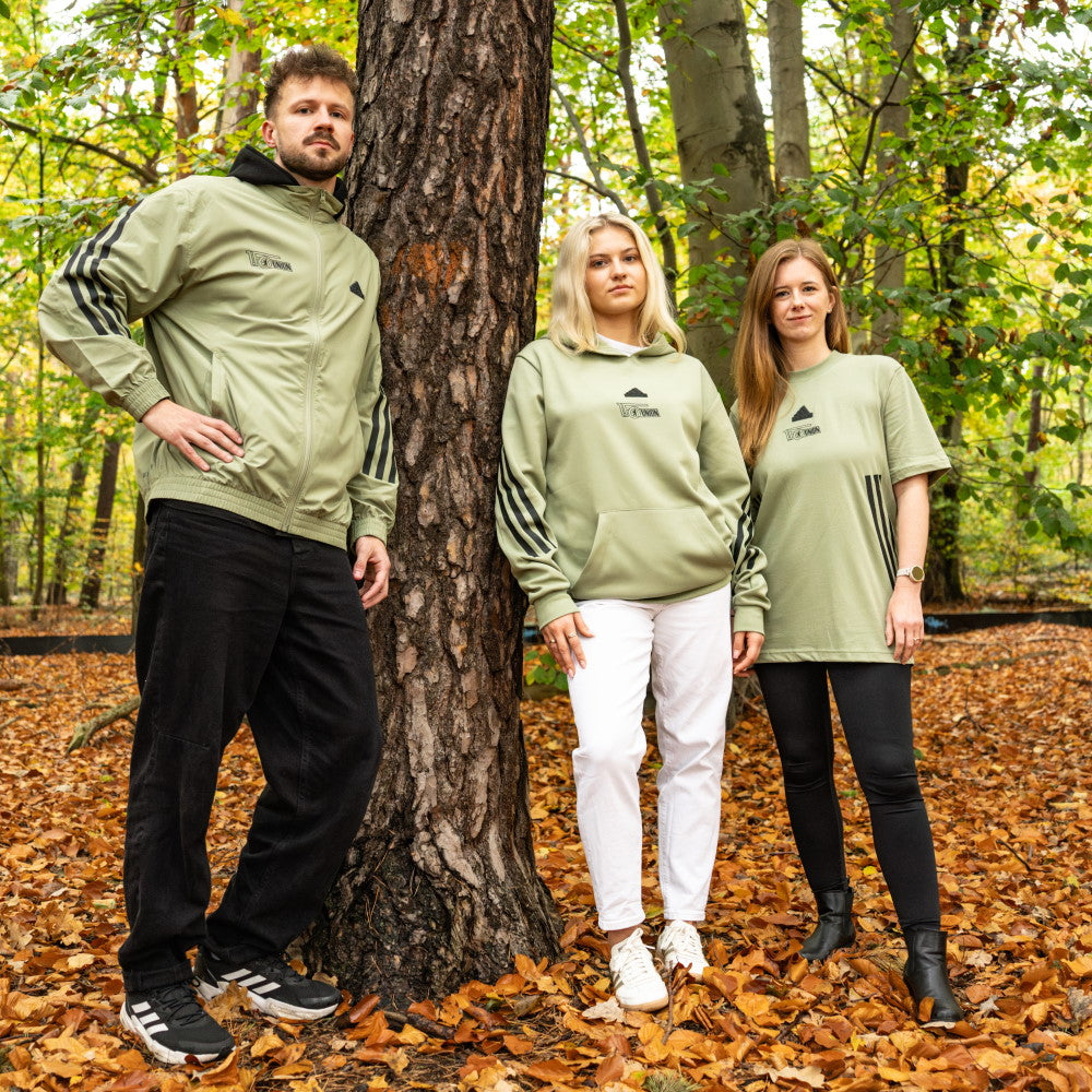 adidas Hoodie Wald - grün