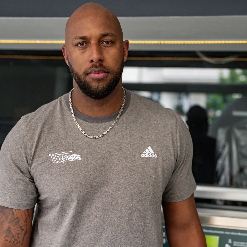 adidas T-Shirt - braunmeliert