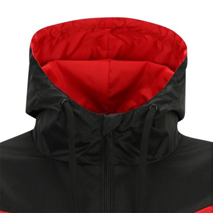 Stadionjacke schwarz - Logo