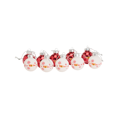 Mini Weihnachtskugel 10er-Set