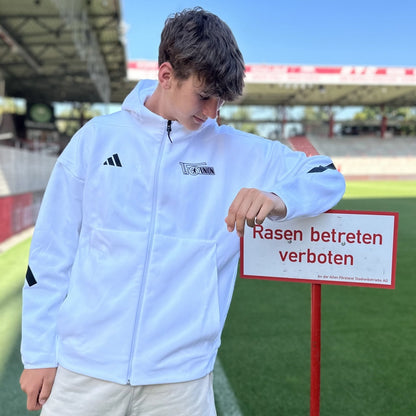 adidas ZNE Jacke - weiß Team 24/25