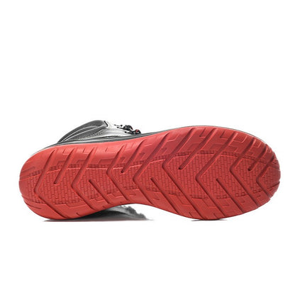 ELTEN Sicherheitsschnürstiefel Vereinslogo - schwarz/rot