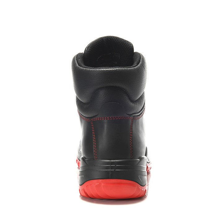 ELTEN Sicherheitsstiefel Vereinslogo - schwarz/rot