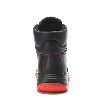 ELTEN Sicherheitsstiefel Vereinslogo - schwarz/rot