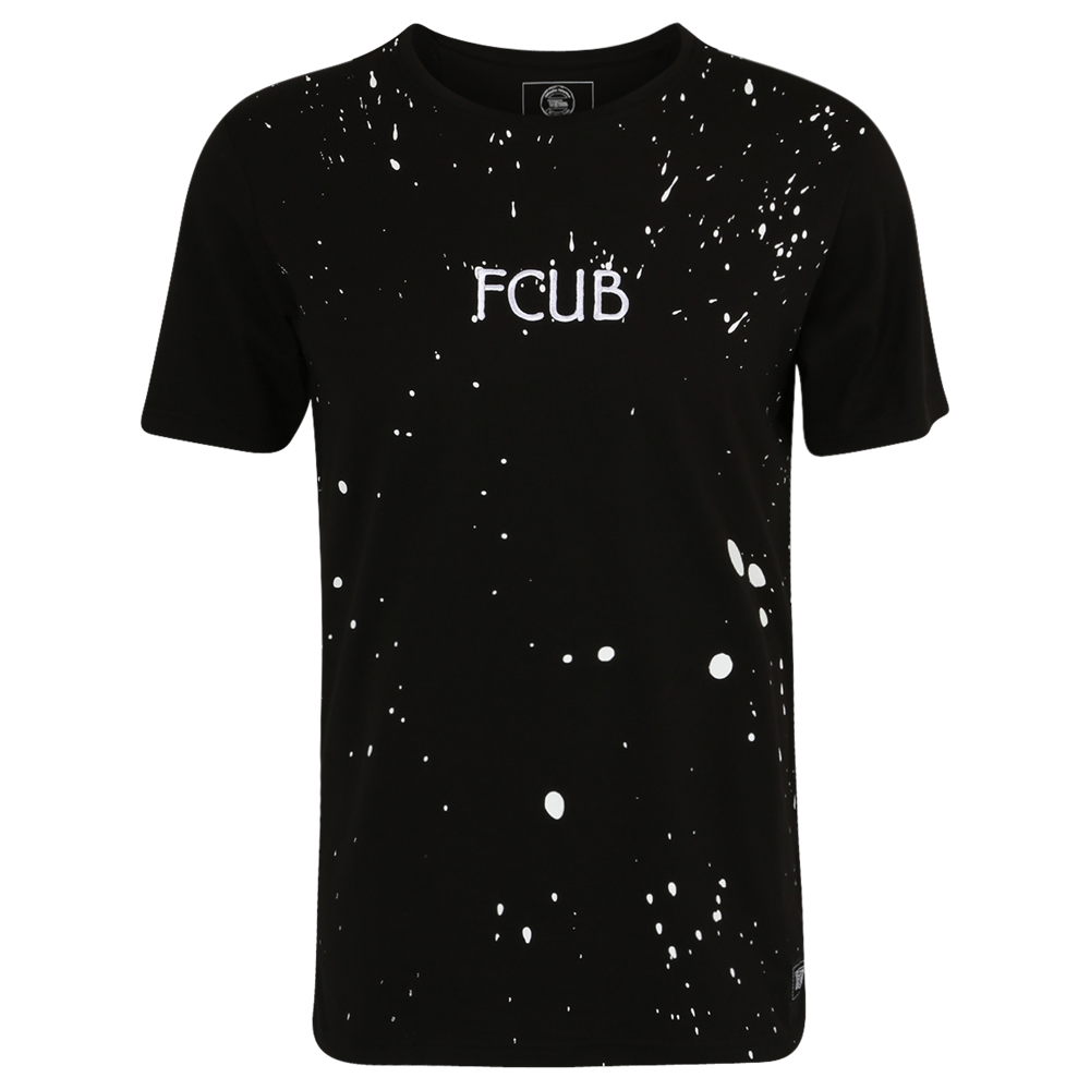 T-Shirt FCUB gesprenkelt - schwarz