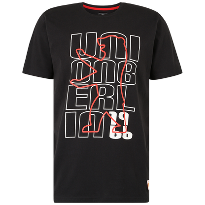 T-Shirt Union Berlin Bär - schwarz