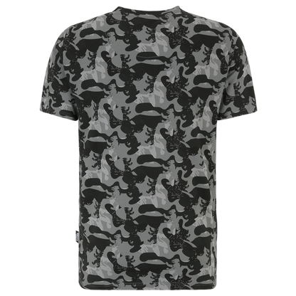 T-Shirt UNVEU Camouflage - dunkelgrau