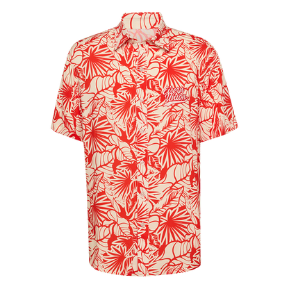 Hemd Hawaii - rot/weiß