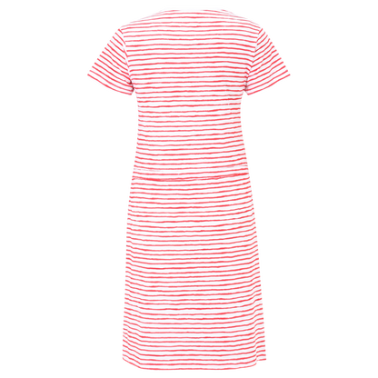 Kleid UNVEU Bär - rot/weiß