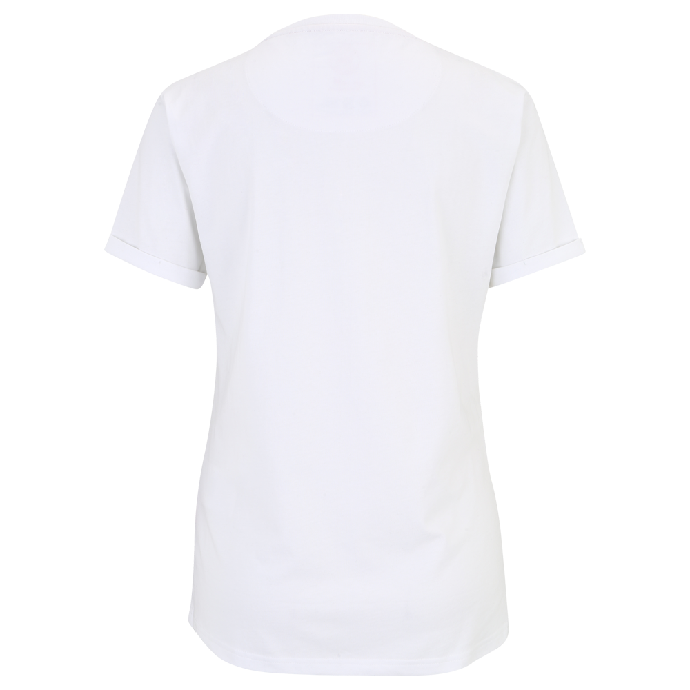 Frauen T-Shirt Eisern - weiß