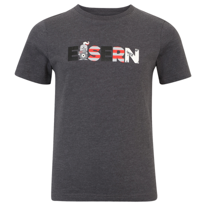Kinder T-Shirt Eisern - grau