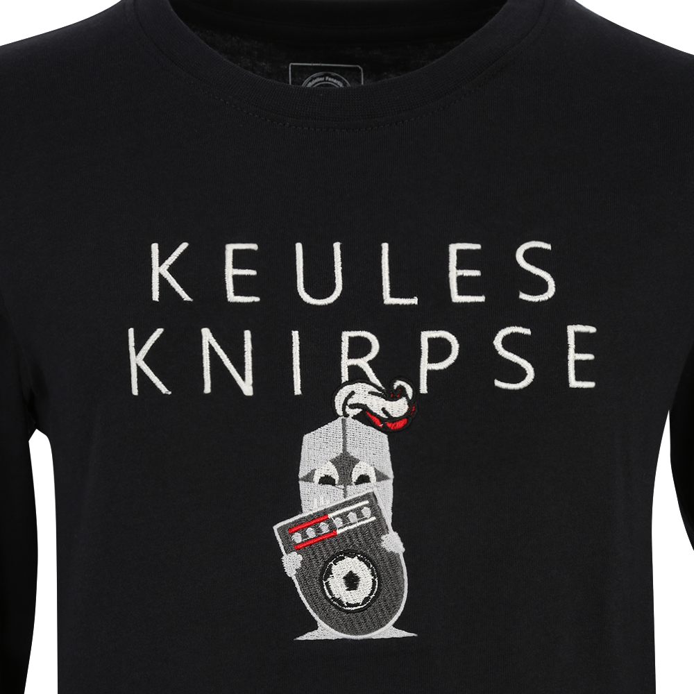 Langarmshirt Keules Knirpse - schwarz
