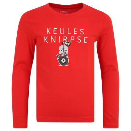 Langarmshirt Keules Knirpse - rot