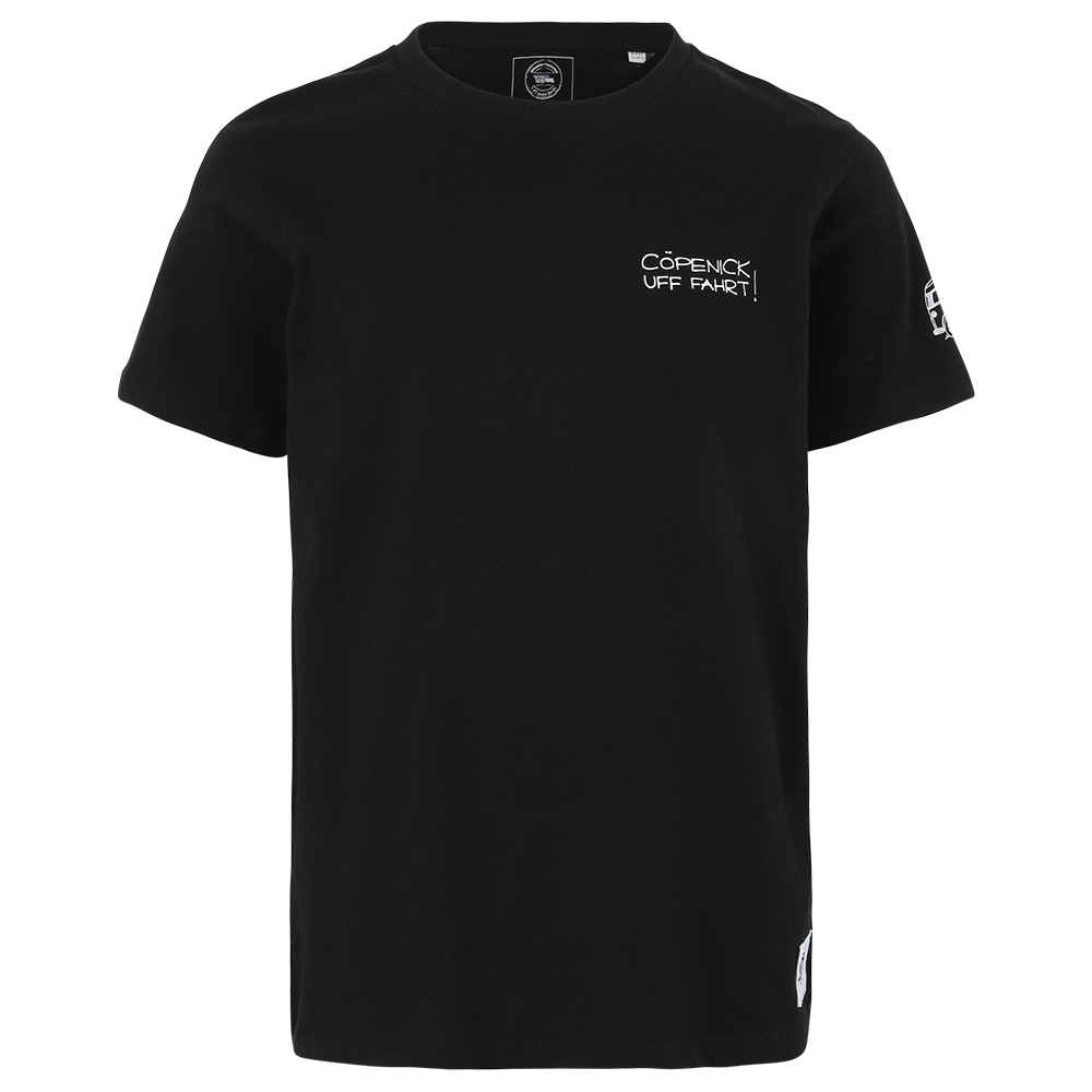 Kinder T-Shirt Camping - schwarz
