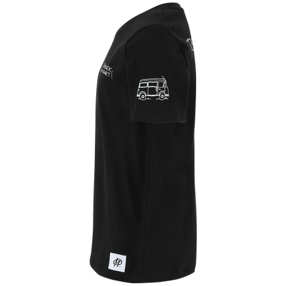 Kinder T-Shirt Camping - schwarz