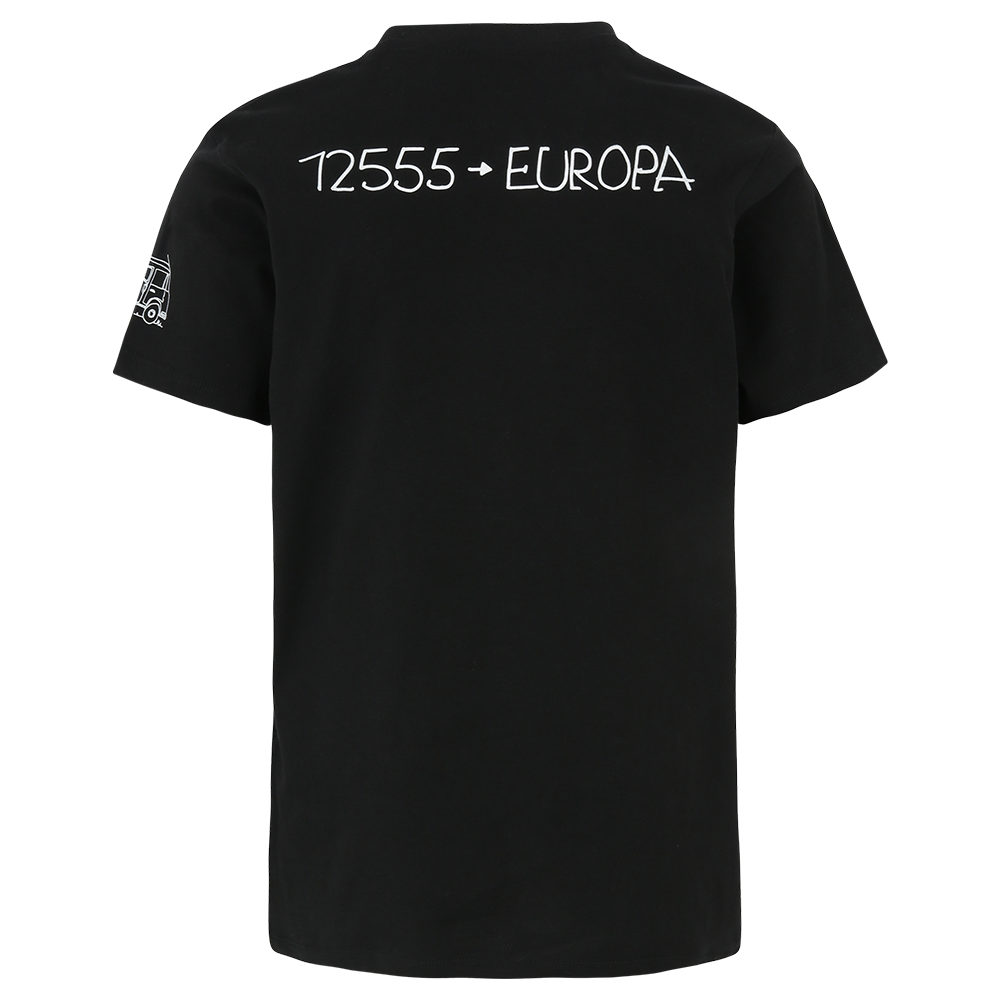 Kinder T-Shirt Camping - schwarz