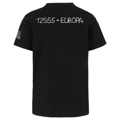 Kinder T-Shirt Camping - schwarz