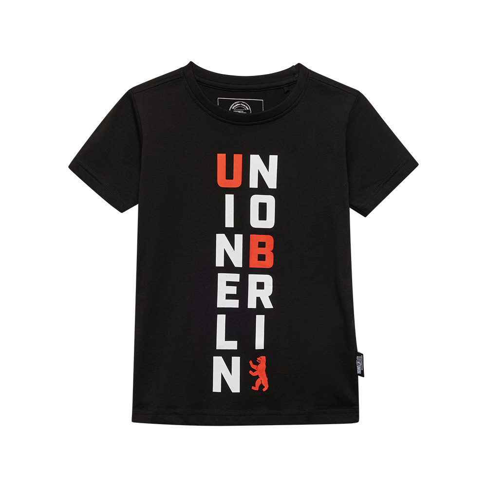 Kinder T-Shirt Union Berlin - schwarz