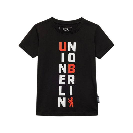 Kinder T-Shirt Union Berlin - schwarz
