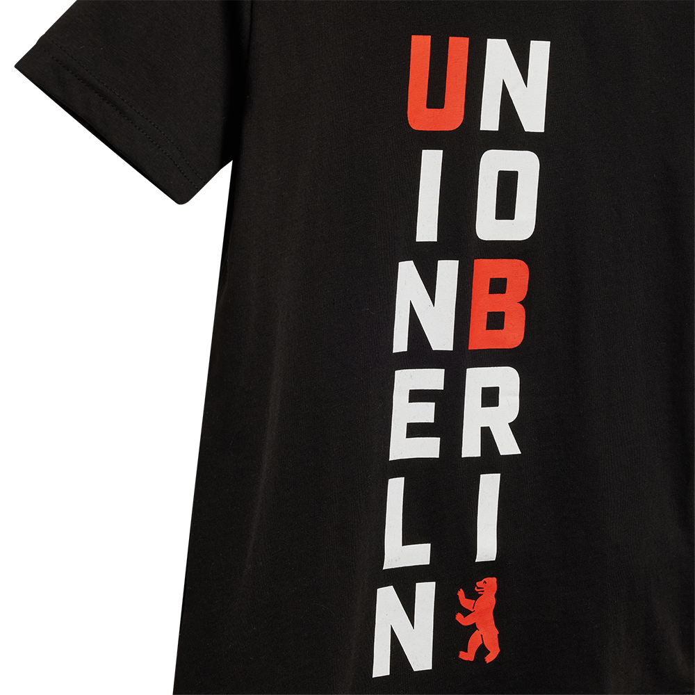 Kinder T-Shirt Union Berlin - schwarz