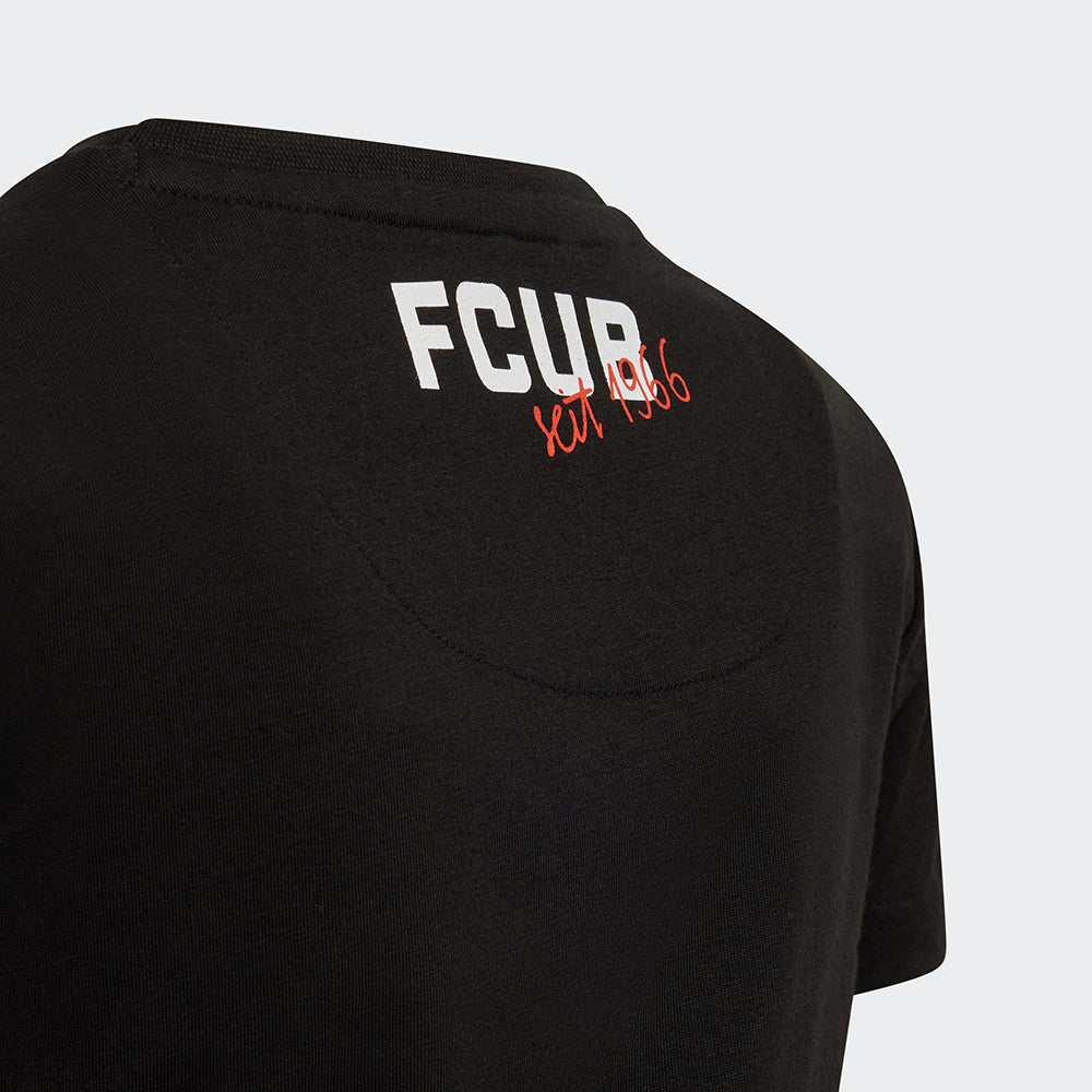Kinder T-Shirt FCUB - schwarz