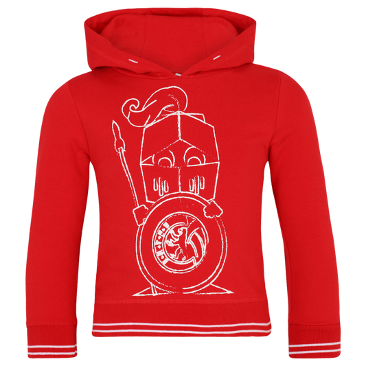 Kinder Kapuzenpullover Keules Knirps - rot