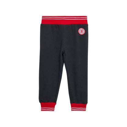 Kinder Hose UNVEU Bär- grau/rot