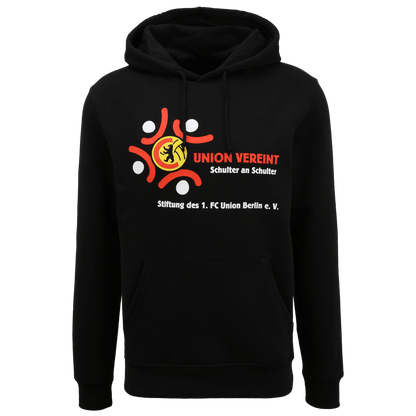 Hoodie Union Vereint - schwarz