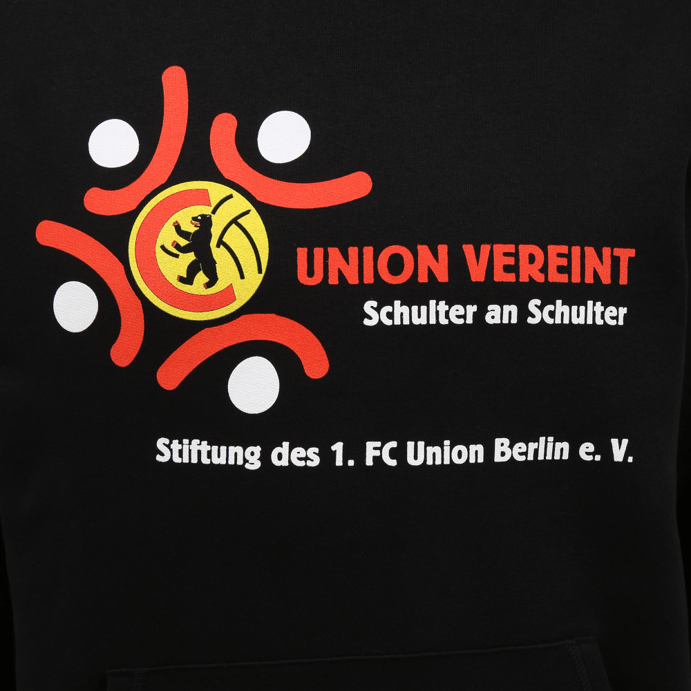 Hoodie Union Vereint - schwarz