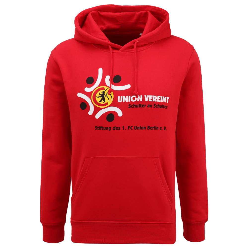 Hoodie Union Vereint - rot