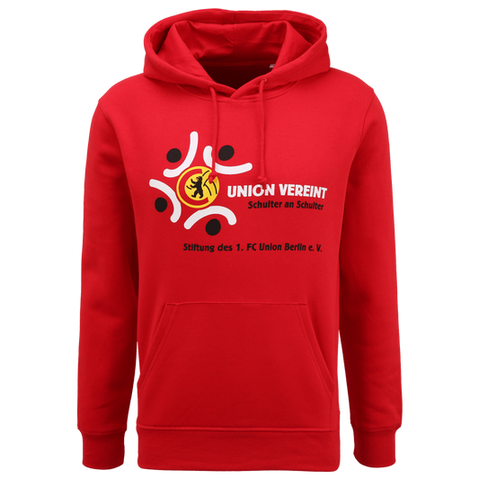 Hoodie Union Vereint - rot