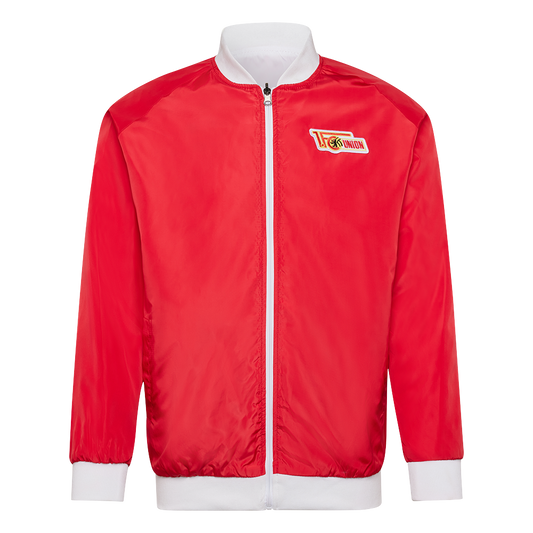Wendejacke - rot-weiß