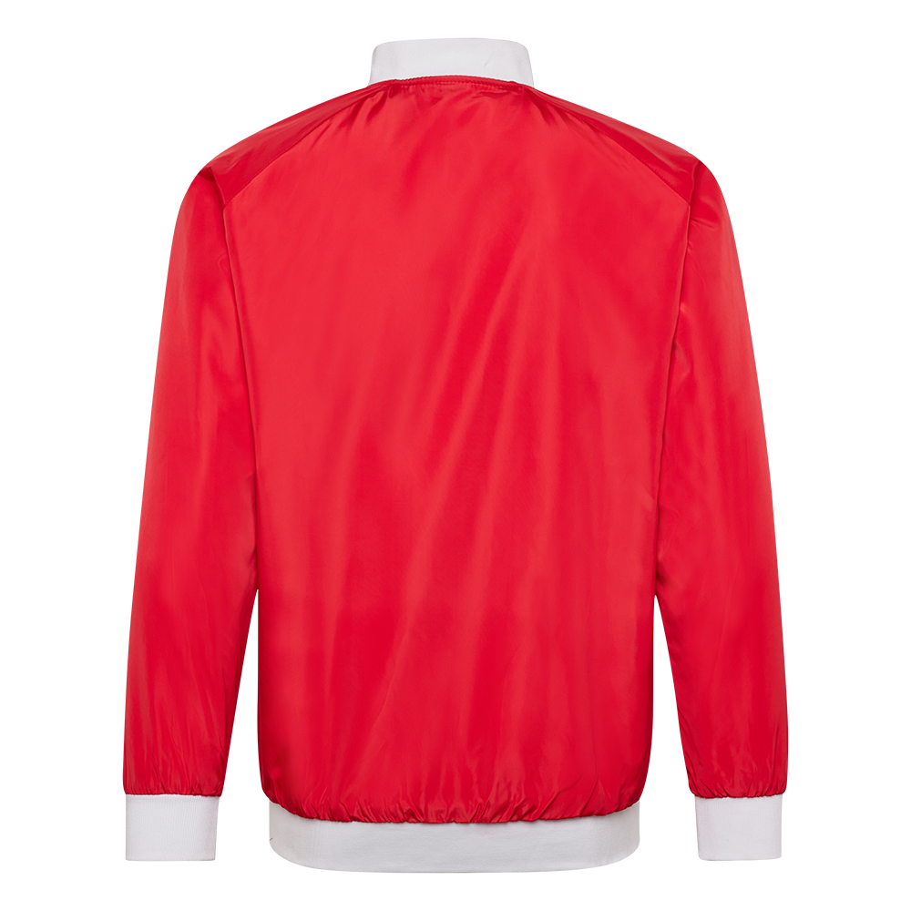 Wendejacke - rot-weiß