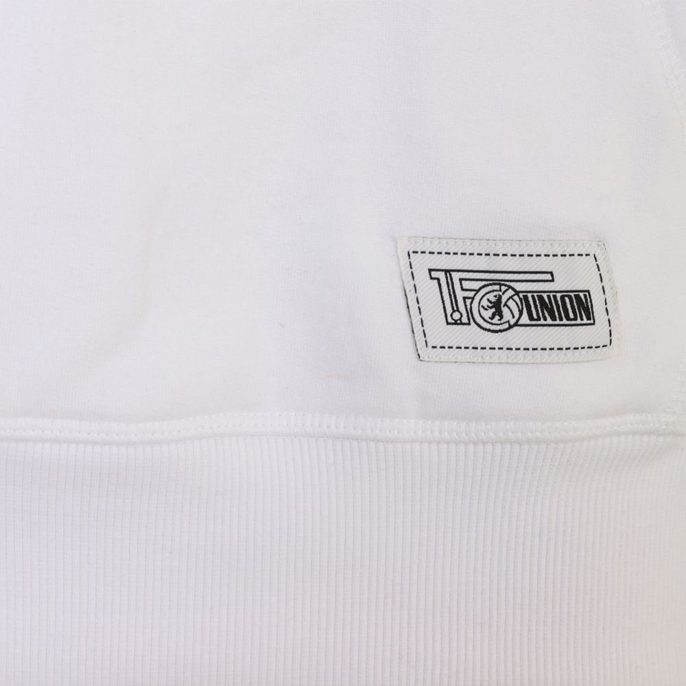 Kapuzenpullover camouflage Logo - weiß