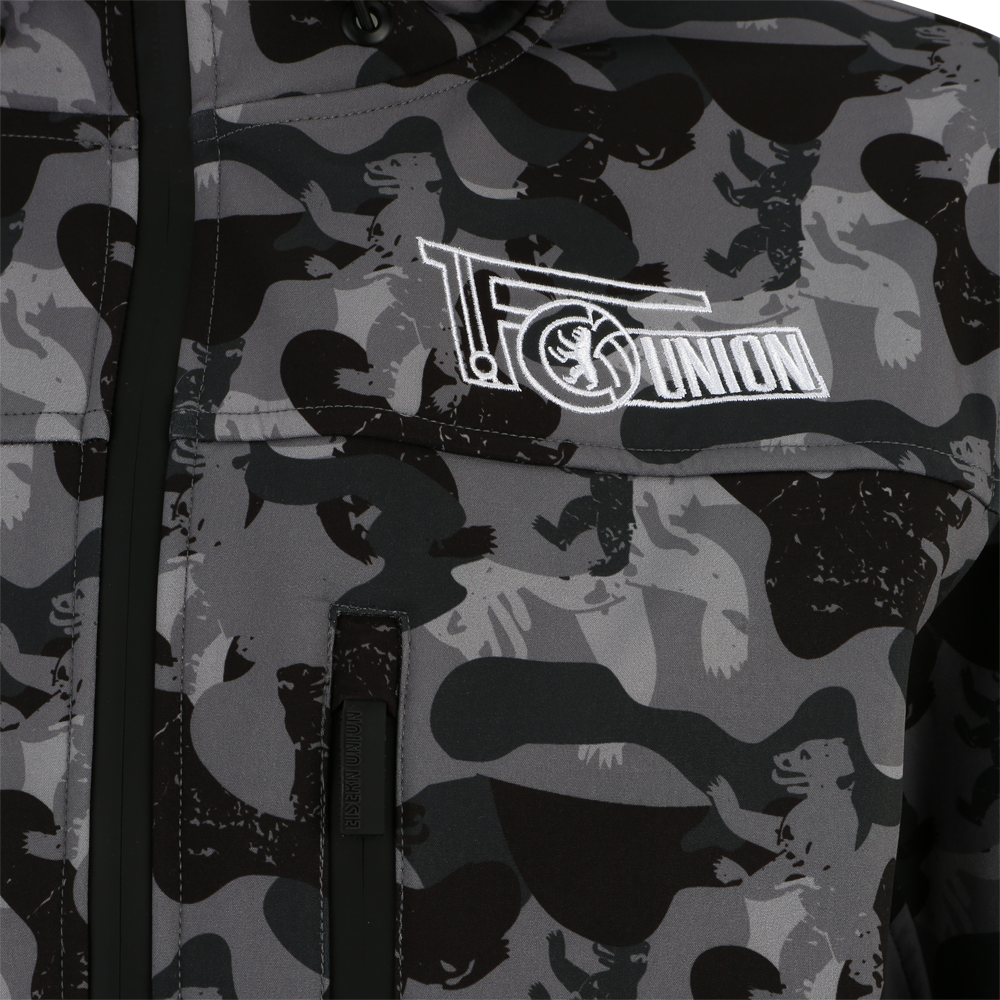 Softshelljacke Camouflage - Logo