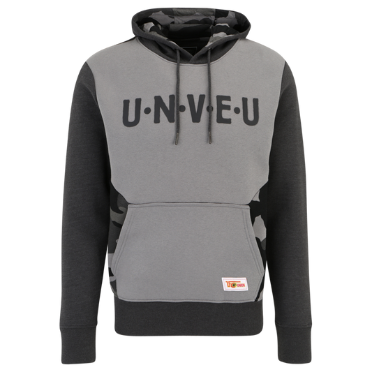 Kapuzenpullover UNVEU - grau/camouflage