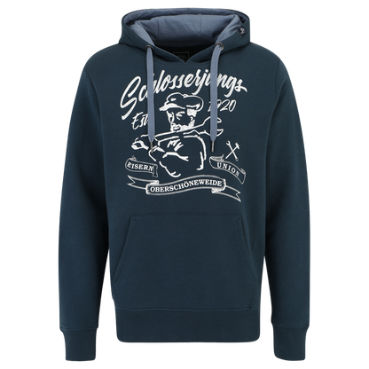 Kapuzenpullover Schlosserjungs 1920 - blau