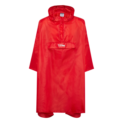 Regenponcho Eisern Union - rot