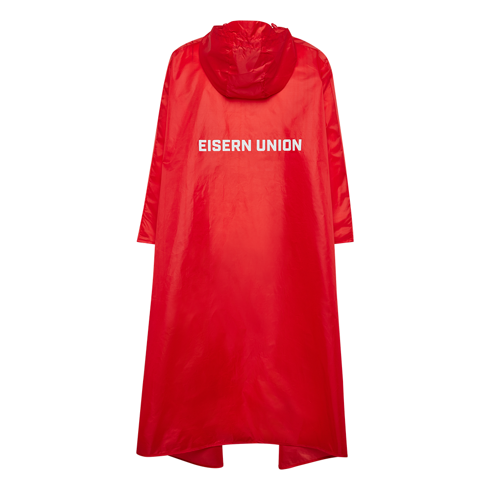 Regenponcho Eisern Union - rot