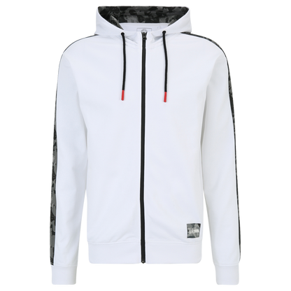Kapuzenjacke Camouflage - weiß