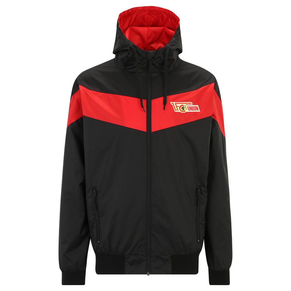 Stadionjacke schwarz - Logo