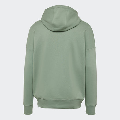 Oversized Sweatjacke pastell - grün