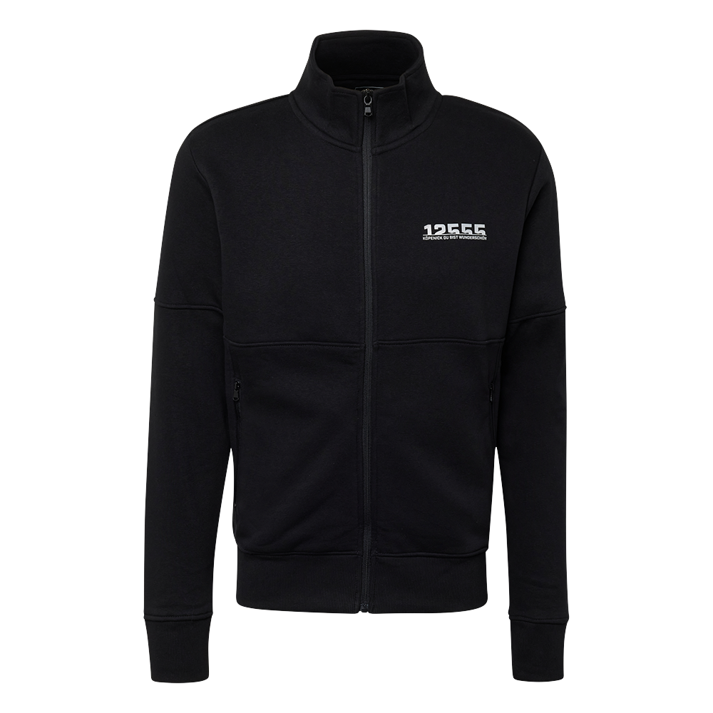 Sweatjacke 12555 - schwarz