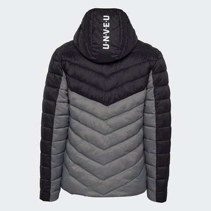 Steppjacke UNVEU - grau/schwarz