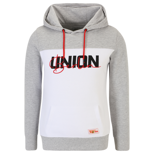 Frauen Kapuzenpullover Union Signature - weiß/grau