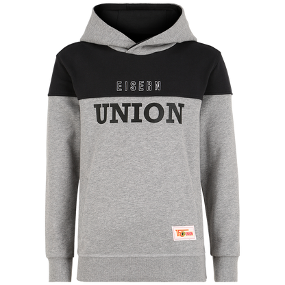 Kinder Kapuzenpullover Eisern - grau