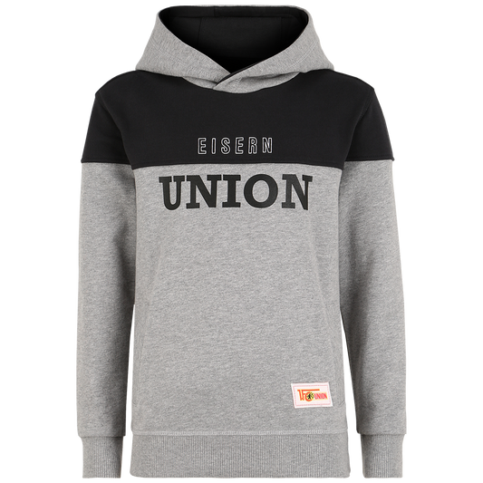 Kinder Kapuzenpullover Eisern - grau