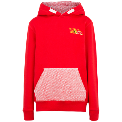 Kinder Kapuzenpullover Streu - rot