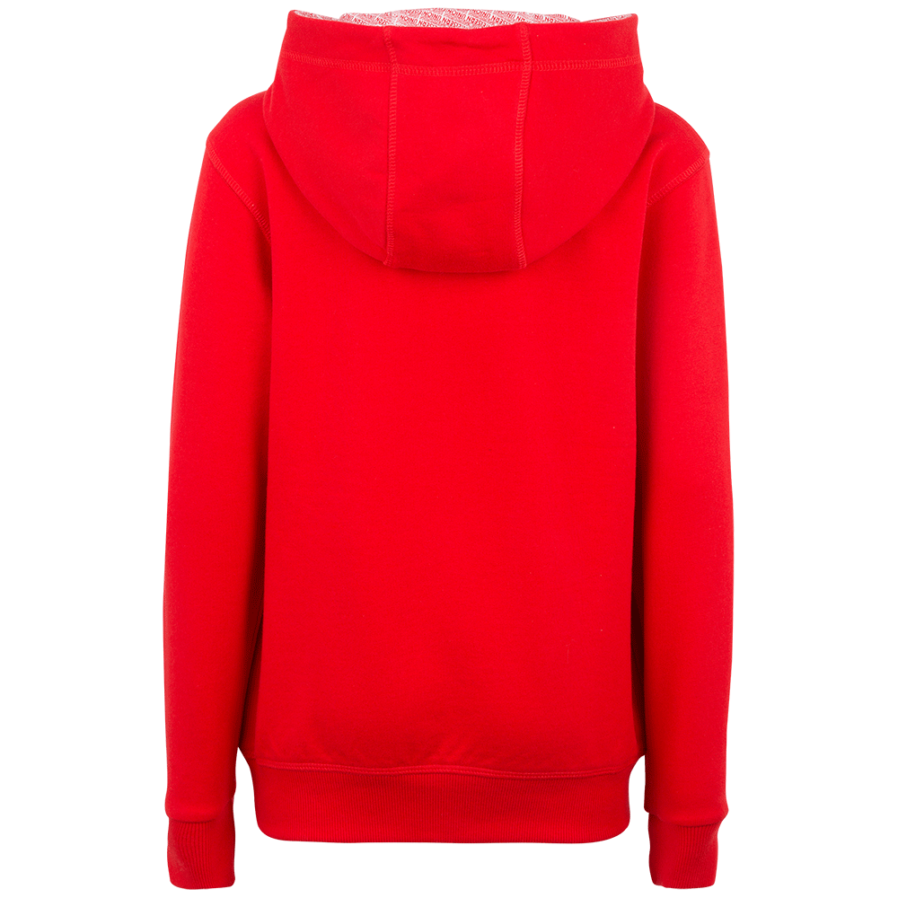 Kinder Kapuzenpullover Streu - rot